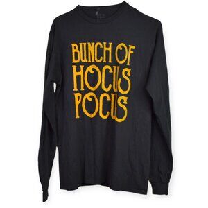 Freeze Shirt M Womens Bunch of Hocus Pocus Graphic Tee Halloween Long Sleeve New